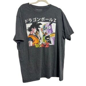 Dragon Ball Z Graphic Casual  Streetwear Tee 2XL Goku Frieza Anime Characters.